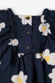 Дитяча бавовняна сукня Bobo Choses колір синій mini розкльошена