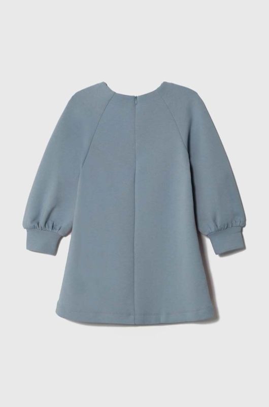 Дитяча сукня Emporio Armani mini oversize колір блакитний фото 2