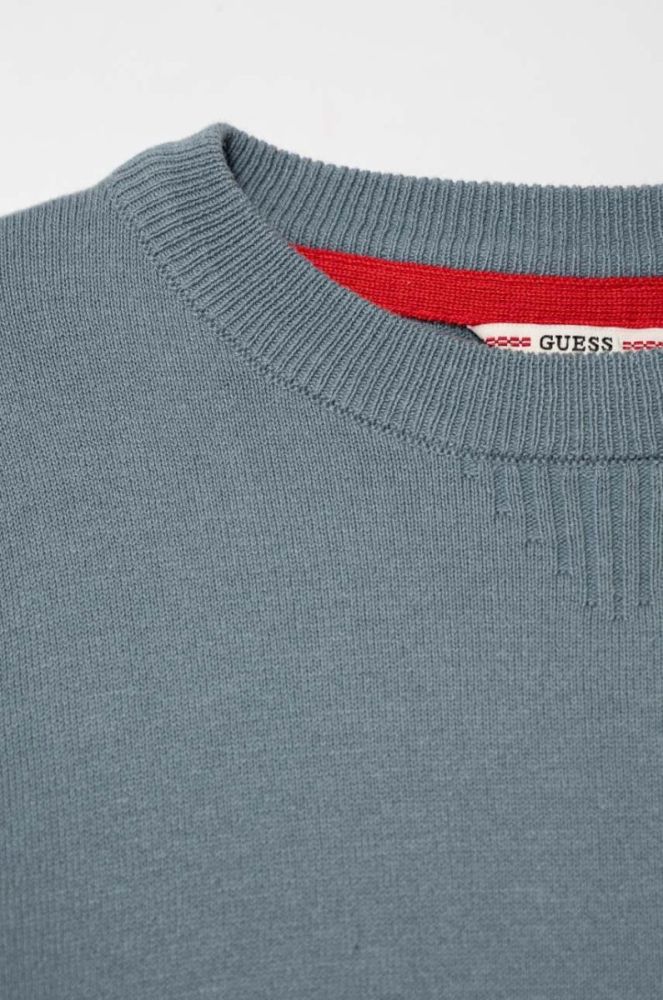 Дитячий светр Guess легкий колір блакитний (3497732) фото 3