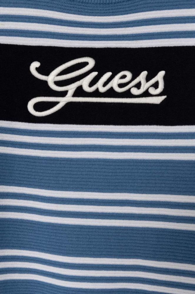 Дитячий светр Guess легкий колір блакитний (3401523) фото 3