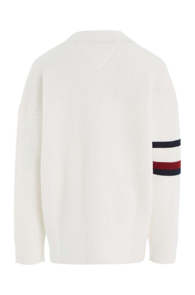 Дитячий бавовняний кардиган Tommy Hilfiger колір білий (3379813) фото 2