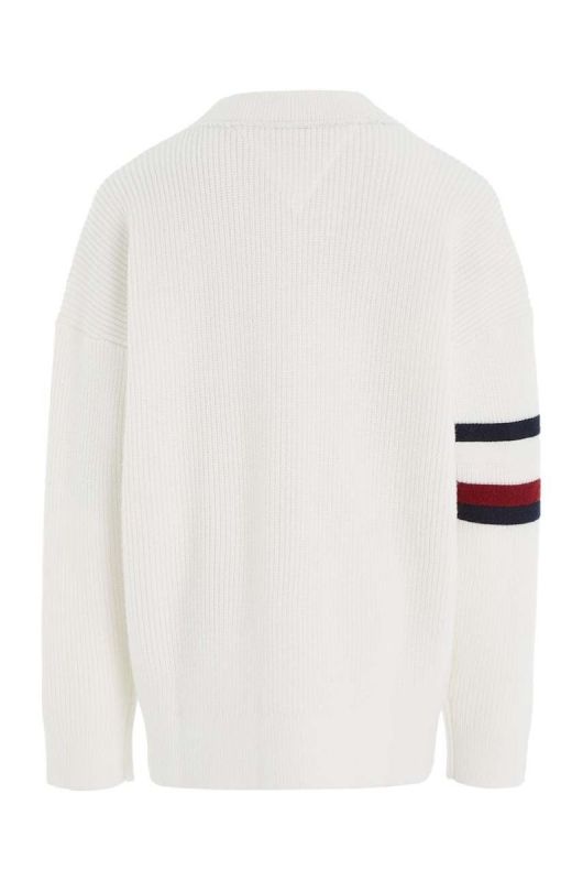 Дитячий бавовняний кардиган Tommy Hilfiger колір білий (3379813) фото 2