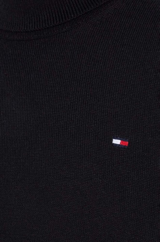 Дитячий светр Tommy Hilfiger колір чорний легкий фото 3