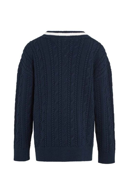 Дитячий кардиган Tommy Hilfiger колір синій легкий (3508264) фото 2