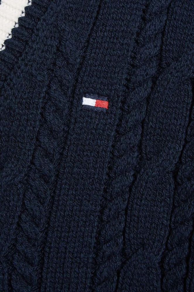 Дитячий кардиган Tommy Hilfiger колір синій легкий (3508264) фото 3