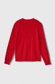 Дитячий светр з домішкою вовни United Colors of Benetton колір червоний легкий (3467763)