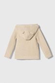 Дитячий бавовняний кардиган Guess колір бежевий (3497738)
