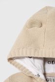 Дитячий бавовняний кардиган Guess колір бежевий (3497738)