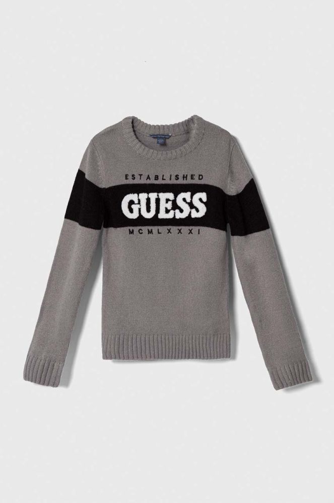 Дитячий светр Guess колір сірий (3490389)