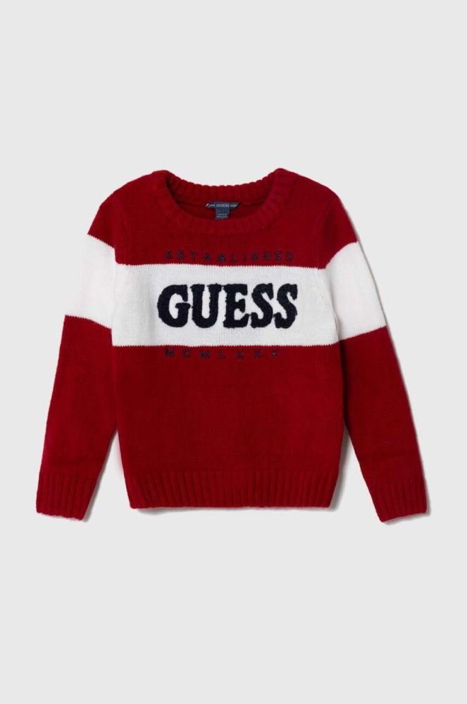 Дитячий светр Guess колір червоний (3490383)