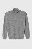 Дитячий светр з домішкою вовни United Colors of Benetton колір сірий легкий (3630367)