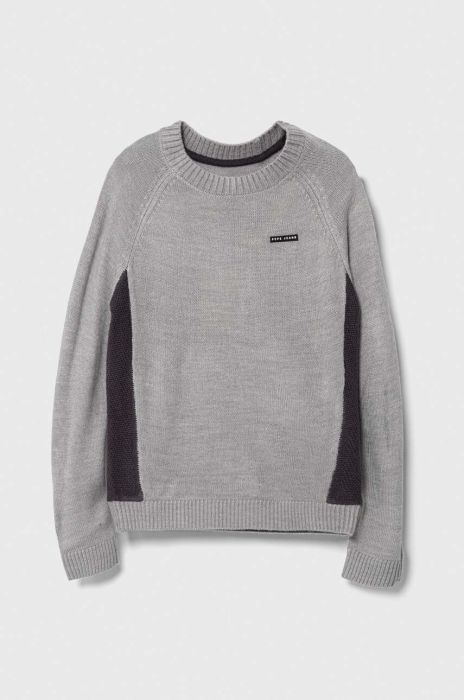 Дитячий светр Pepe Jeans колір сірий легкий (3606338)