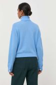 Светр з кашеміру Custommade легкий гольф колір блакитний