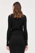 Кардиган з домішкою шовку Guess колір чорний (3310247)