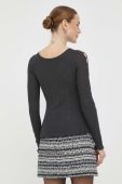 Светр Guess жіночий колір чорний легкий (3410746)