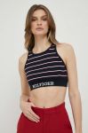 Топ Tommy Hilfiger жіночий колір синій (3284264)