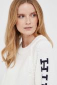Бавовняний светр Tommy Hilfiger колір бежевий теплий (3316794)