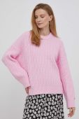Светр з домішкою вовни Tommy Hilfiger жіночий колір рожевий (3328502)