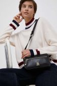 Вовняний светр Tommy Hilfiger жіночий колір бежевий легкий півгольф