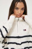 Светр Tommy Jeans жіночий колір бежевий (3325375)