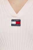 Светр Tommy Jeans жіночий колір рожевий легкий (3366687)