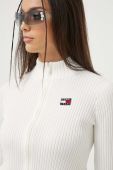 Светр Tommy Jeans жіночий колір бежевий легкий (3325386)
