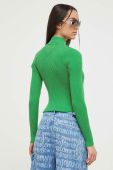 Светр Tommy Jeans жіночий колір зелений легкий (3325380)