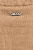 Вовняний светр BOSS жіночий колір бежевий легкий