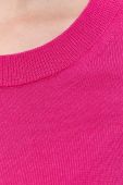 Вовняний светр BOSS жіночий колір рожевий легкий