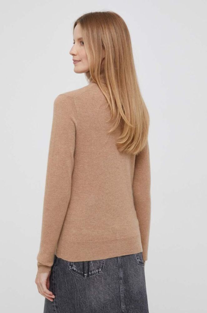 Светр з кашеміру Polo Ralph Lauren колір бежевий легкий гольф (3478071) фото 3