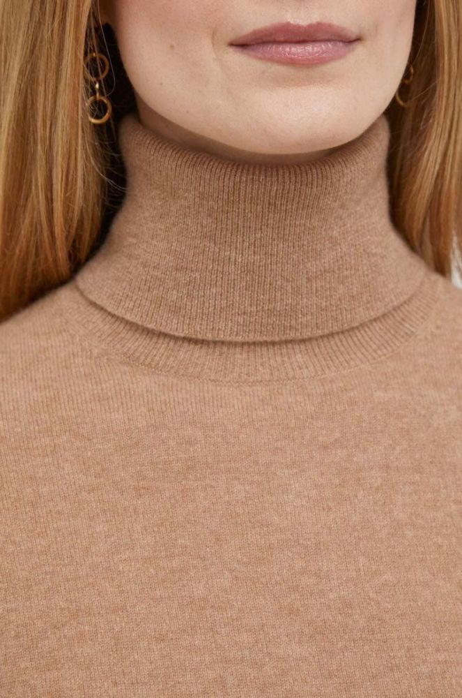 Светр з кашеміру Polo Ralph Lauren колір бежевий легкий гольф (3478071) фото 5