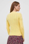 Вовняний светр Polo Ralph Lauren жіночий колір жовтий легкий