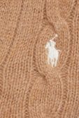 Вовняний светр Polo Ralph Lauren жіночий колір бежевий легкий