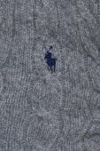 Вовняний светр Polo Ralph Lauren жіночий колір сірий легкий