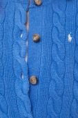 Вовняний кардиган Polo Ralph Lauren колір блакитний (3388739)
