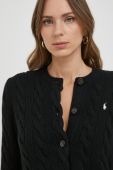 Вовняний кардиган Polo Ralph Lauren колір чорний (3645582)