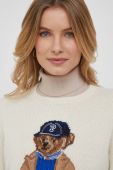 Вовняний светр Polo Ralph Lauren жіночий колір бежевий (3504701)