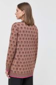 Джемпер Pinko жіночий колір коричневий
