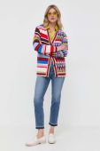 Вовняний кардиган Weekend Max Mara колір барвистий