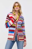 Вовняний кардиган Weekend Max Mara колір барвистий