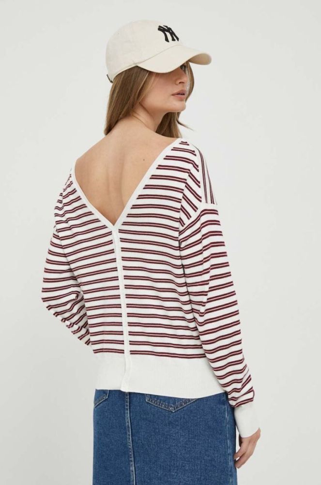 Светр Pepe Jeans Danna жіночий колір білий легкий (3399826) фото 4