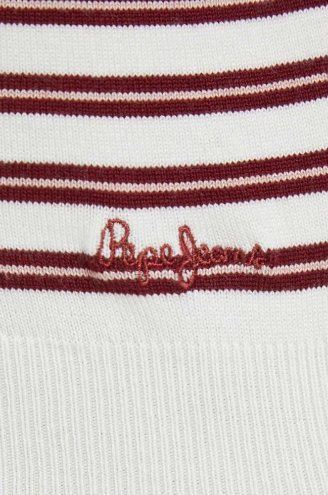 Светр Pepe Jeans Danna жіночий колір білий легкий (3399826) фото 6