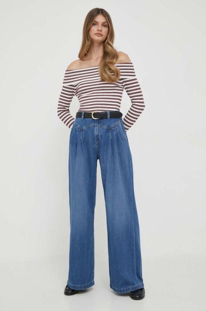 Светр Pepe Jeans Danna жіночий колір білий легкий (3399479) фото 2