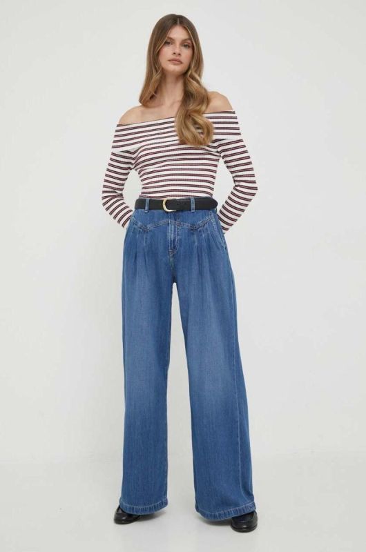 Светр Pepe Jeans Danna жіночий колір білий легкий (3399479) фото 2