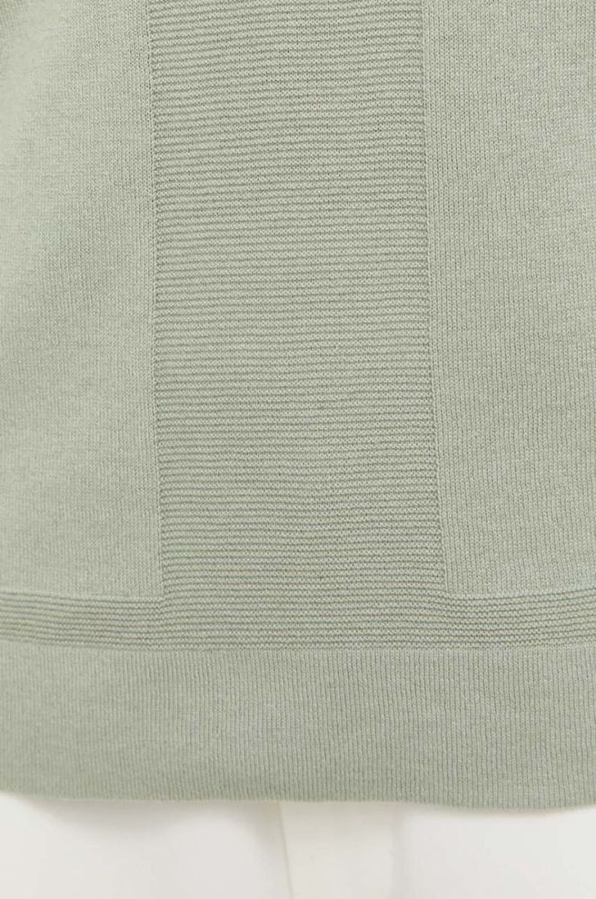 Шовковий светр Max Mara Leisure колір зелений легкий фото 5