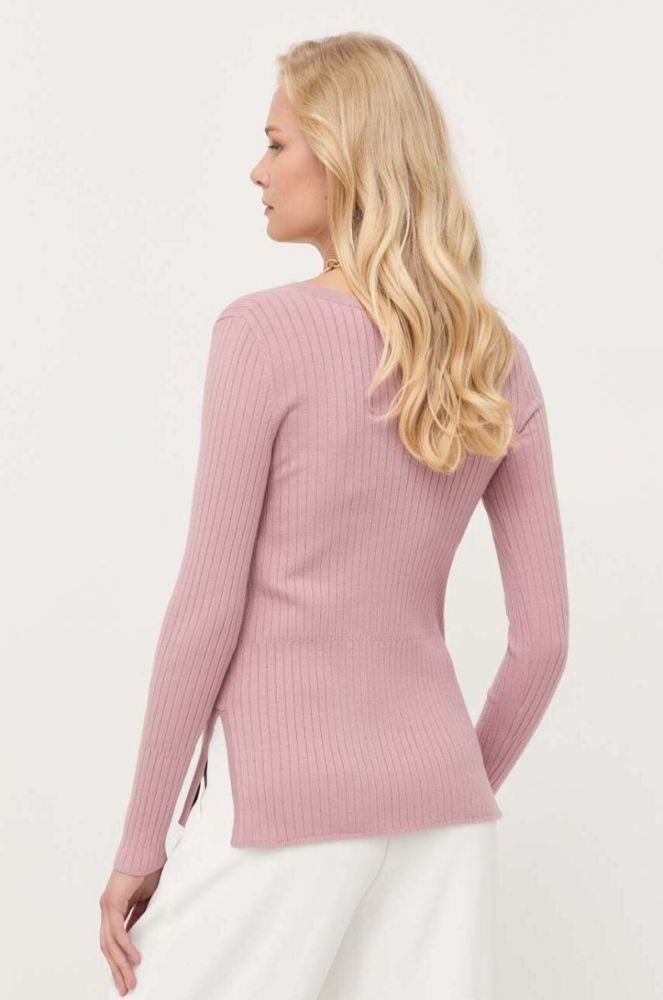 Светр Max Mara Leisure жіночий колір рожевий легкий (3410871) фото 3