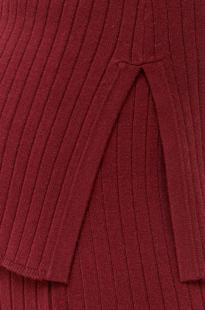 Светр Max Mara Leisure жіночий колір бордовий легкий фото 6
