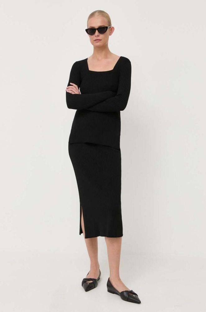 Светр Max Mara Leisure жіночий колір чорний легкий (3410884) фото 2