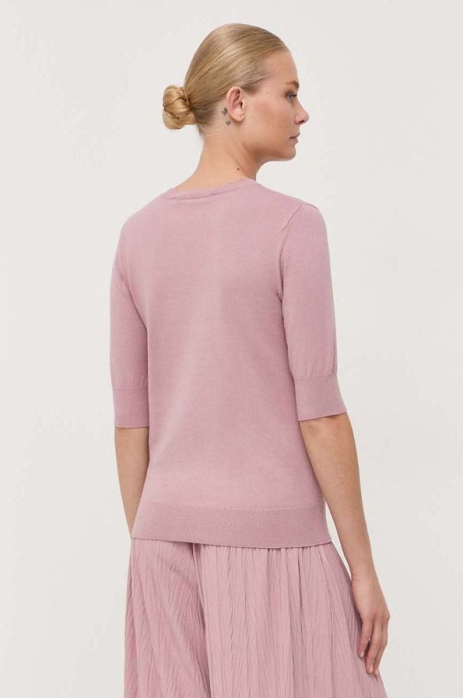 Светр Max Mara Leisure жіночий колір рожевий легкий (3416544) фото 3