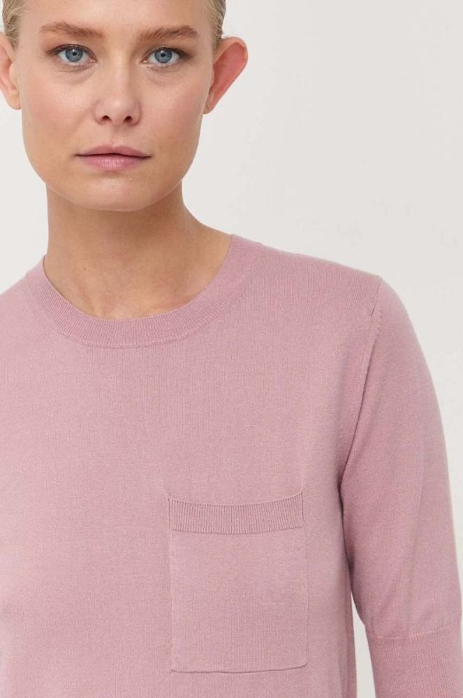 Светр Max Mara Leisure жіночий колір рожевий легкий (3416544) фото 4